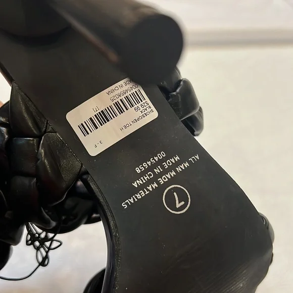 BRAND NEW LILIANA BLACK BRAIDED HEELS! - Picture 12 of 15